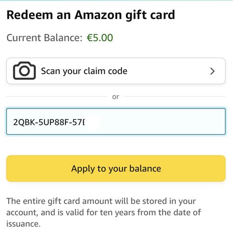 amazon gift codes uk
